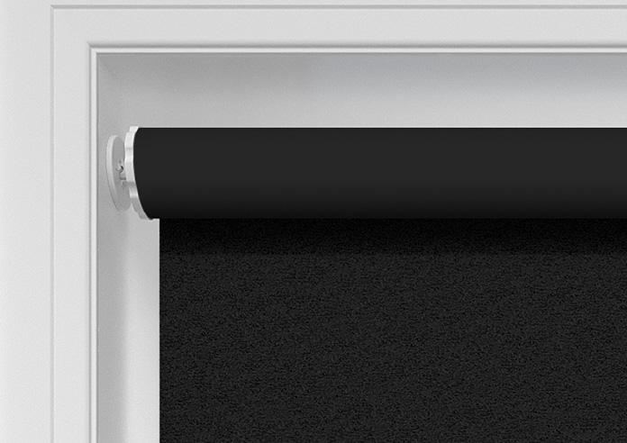 Shimmer (Blackout), Jet - Twist&Fit Roller Blind - Image 10